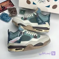 کفش نایک ایر جردن فور رترو اسنورلکس کاستوم ( مسترکوالتی ) Jordan 4 Retro Snorlax Custom