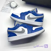 کفش نایک ایر جردن وان لو ترو بلو | Nike Air Jordan 1 Low True Blue