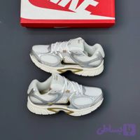 کفش نایک وی فایو کی ران سفید قهوه ای Nike V5K Run White Brown