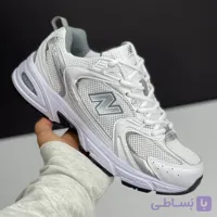 نیو بالانس 530 سفید نقره‌ای New Balance 530 White Silver