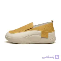 کفش طبی زنانه لژدار خردلی