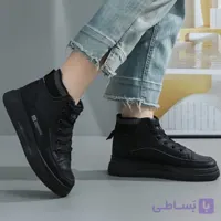 نیم بوت ساق‌کشی مشکی