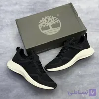 کفش تیمبرلند مشکی کرم مردانه Timberland Black Cream Knit Sneaker