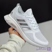 آدیداس کلودفوم سفید نقره‌ای Adidas Cloudfoam White Silver