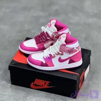 کفش نایک ایر جردن وان ساقدار صورتی شاد Nike Air Jordan 1 High Happy Pink