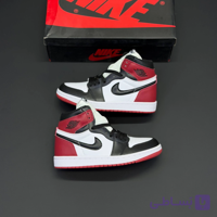 کفش نایک ایر جردن وان ساقدار رترو مشکی قرمز Nike Air Jordan 1 Retro High Black Red