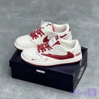 کفش نایک ایر جردن وان لو تراویس اسکات فرگمنت سوپریم Nike Air Jordan 1 Low Travis Scott Fragment Supreme