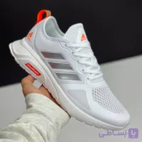 آدیداس کلودفوم سفید نارنجی Adidas Cloudfoam White Orange