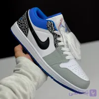 کفش نایک ایر جردن وان لو ترو بلو | Nike Air Jordan 1 Low True Blue