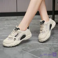 کفش زنانه طبیعت گردی کرم مشکی