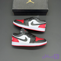 کفش نایک ایر جردن وان مشکی قرمز Nike Air Jordan 1 Black Red