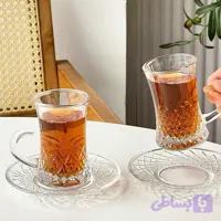 ست نعلبکی و استکان دلی ۱۲عددی