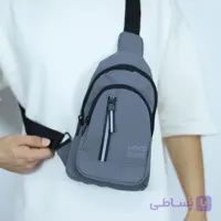 کیف بادی بگ چرم اسپرت بلک لایت طوسی