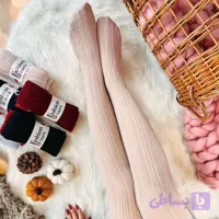 جوراب شلواری بافت گندمی کد 40133