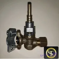 شیر 90 درجه اجاق گاز بدون ترموکوپل 2 عددی