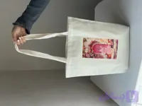 توت بگ (ساک پارچه ای) در صورتی