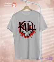 تیشرت طرح Kill با ماسک اسکلت گرافیکی