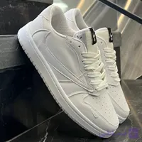 کفش کتانی مردانه نایک ترویس لویی ویتون سفید آبی NIKE travis scott