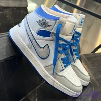 کفش کتانی مردانه جردن 1 ساقدار بلو فانتوم جدید Jordan 1 High Phantom Blue