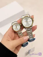 ست ساعت زنانه و مردانه کاسیو کلاسیک رنگ ثابت تقویم دار کیفیت عالی دارای رنگبندی کد 2117852