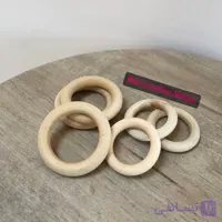 حلقه چوبی مکرومه بافی(بسته 100 گرمی)