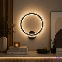 چراغ دیواری هاله کریستال