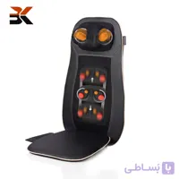 روکش صندلی ماساژور شیاتسو مدیسانا مدل MCN با گرمایش و نور قرمز ماساژور گردن قابل تنظیم با 3 ناحیه ماساژ