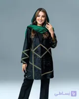 مانتو مخمل زنانه افسون کد 1835