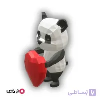 پازل سه بعدی پاندا با قلب