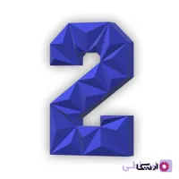 پازل سه بعدی عدد 2