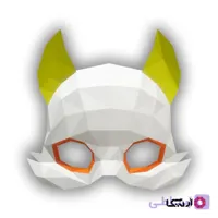 پازل سه بعدی ماسک صورت راکون (3D)