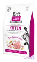 غذای خشک سوپرپرمیوم بچه گربه با طعم مرغ و بوقلمون بریت brit