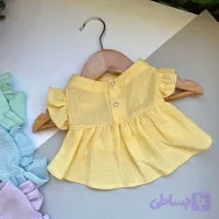 پیراهن دخترانه وال ساده روکو پت