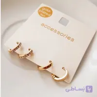 گوشواره زنانه آی ام کد Z-H99 بسته 2 عددی