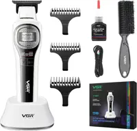 ماشین اصلاح و تریمر حرفه‌ای وی جی آر VGR V-888T با موتور BLDC و تیغه DLC