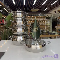 سرویس قابلمه استیل ۱۰ پارچه لونا سوفرام (sofram)