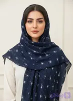 شال زنانه مدل گل بابونه