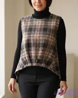 وست چهار خونه پشمی جلو پیله زنانه 2238