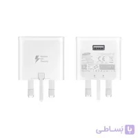 شارژر فست دیواری تک پورت Samsung مدل EP-TA20UWE S10 – سفید