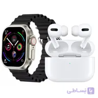 ساعت هوشمند طرح اپل واچ مدل SM99 + ایرپاد پرو + هفت بند
