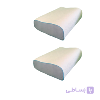 پکیج دوعددی بالش طبی موج ایکس لارج ( مموری فوم )