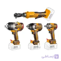 ست ترکیبی بکس شارژی 4 عددی اینکو مدل COSLI250783