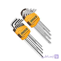 ست آچار آلن ستاره ای بلند 18 عددی اینکو مدل HHKSET0181