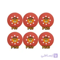 سنباده 6 عددی اینکو مدل AKRS225061