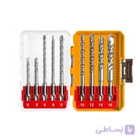 ست مته چهار شیار 9 عددی اینکو مدل AKDL30906