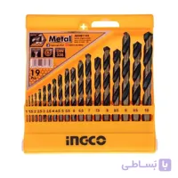 ست مته آهن (کبالت) 19 عددی اینکو مدل AKDB1195