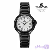 ساعت مچی زنانه برند اورجینال اسما sema رنگ مشکی