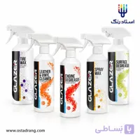 کیت 5 عددی اسپری گلیزر (لاستیک-موتور شو-چرم و وینیل-چربی زدا-اسپری واکس)