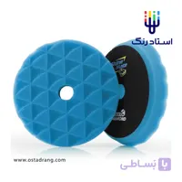 پد پولیش مشبک 125 متوسط آبی Shinemate Black Diamond Blue Polishing Pad