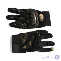 دستکش پرو بازیگر اثر انگشت دار (مشکی،قرمز،ابی)لارج ایکس لارج ۲ایکس